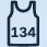 Bib number drawn inside a race bib icon