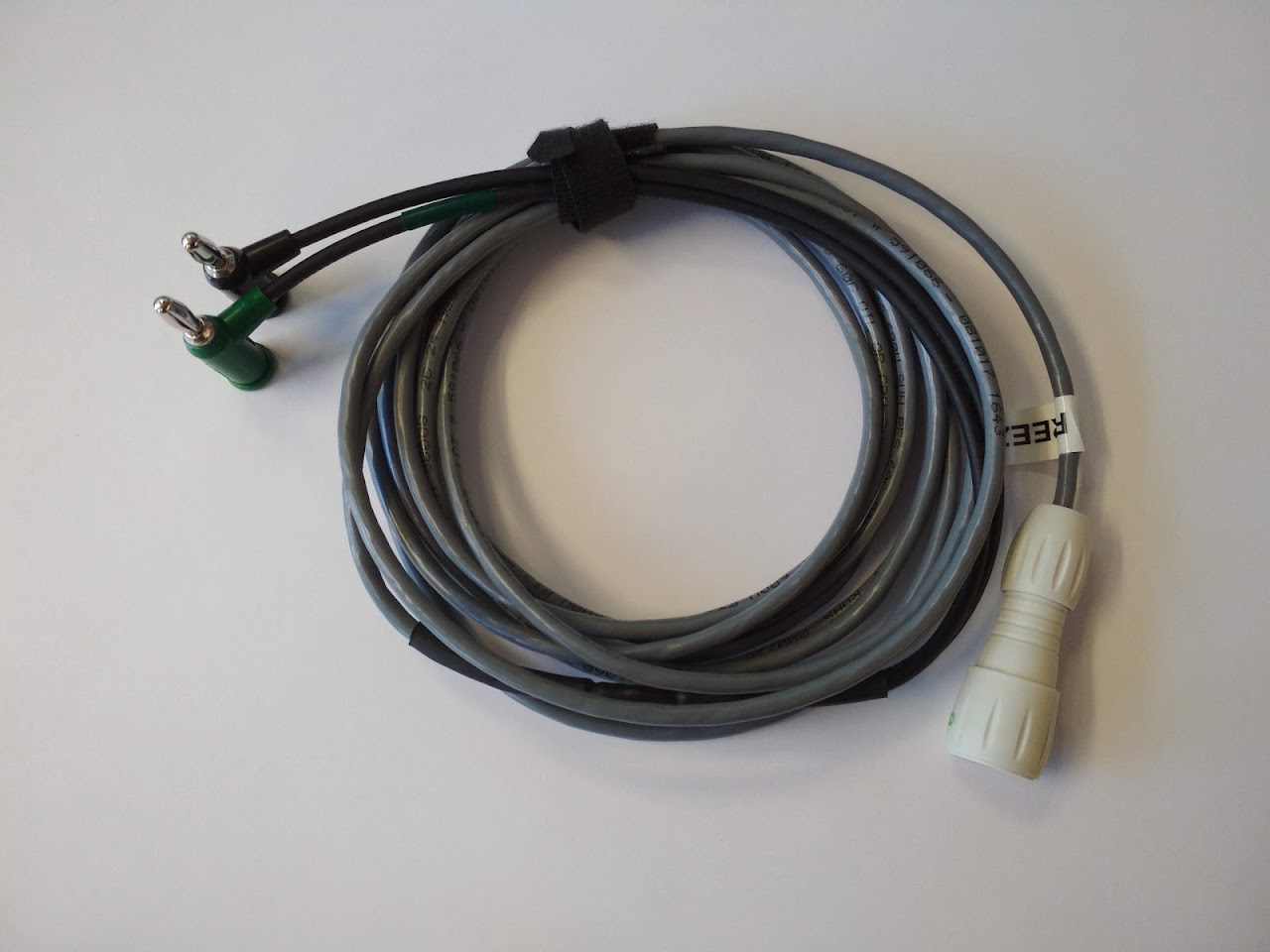 a coiled freeze time cable